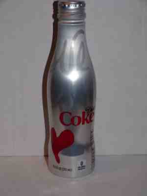 8.5 OZ COCA COLA COMMEMORATIVE BOTTLE - DIANA VON FURSTENBERG & DIET COKE