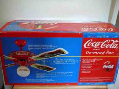 Vintage Coca Cola Ceiling Fan - NIB!!