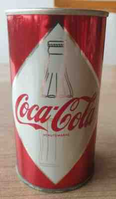 Nice Coca Cola Diamond can from germany. Very rare. Empty. Red bottom print.