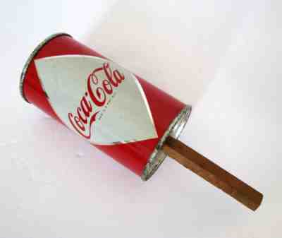 Rare 1955 Coca Cola Diamond Test Can NOISEMAKER New Bedford "For Export Only" #1