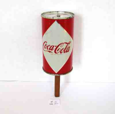 Rare 1955 Coca Cola Diamond Test Can NOISEMAKER New Bedford "For Export Only" #2