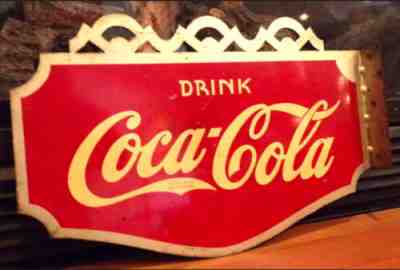 1937 Coca-Cola Flange Sign