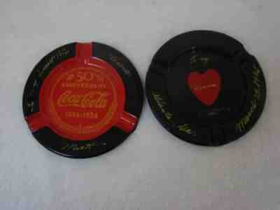 1936 50th Anniversary Coca-Cola Ashtray (2)