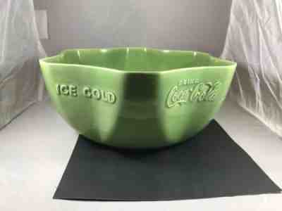 1930's Coca-Cola green bowl. Vernon Ware.Â  Near mint.Â Â 