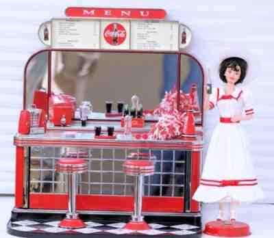 Barbie Coca-Cola Soda Fountain 26980-9993 w/ Many of the Original Accessories