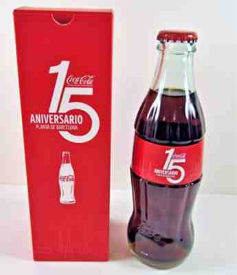 COCA-COLA BOTTLE 15TH ANNIVERSARY OF THE BOTTLING PLANT IN BARCELONA, SPAIN 2021