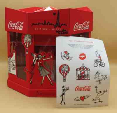HTF full set of 10 Coca-Cola alu bottles My Little Paris in box with autograph