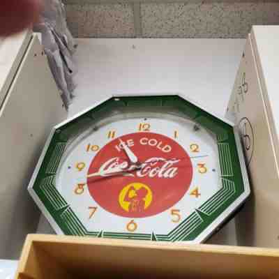 1930s ORIGINAL COCA-COLA NEON CLOCK