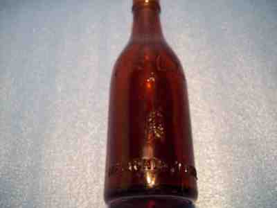 RARE 1902-1910 STRAIGHT SIDE COCA COLA AMBER BOTTLE W/ ARROWS MEMPHIS, TENN.