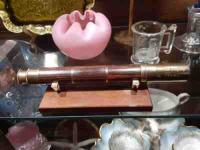 Rare Coca Cola 10 Year Service Award Collectible Van Cort Telescope w Stand