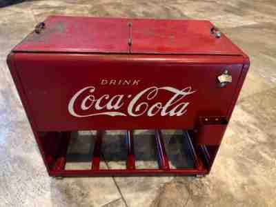 Coca Cola Sign Salesman Sample Cooler!!!