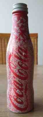 Nice Coca Cola alu prototype bottle from czech rep. Winter promo T E S T Empty
