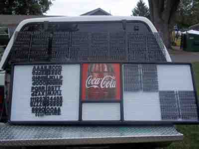 Huge! New Coca-Cola Menu Board w7 sets/3 Diff sizes of letters,numbers & symbols
