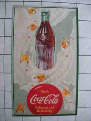COCA COLA 1954 CARDBOARD SIGN