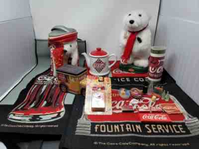 Vintage Coca Cola memorabilia collection bunch of great items