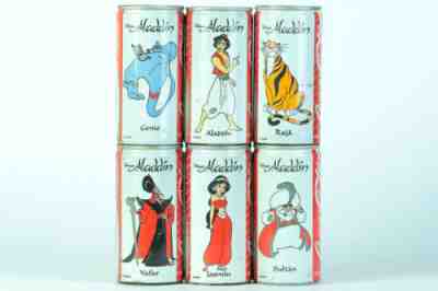 1993 Coca Cola 6 cans set, Venezuela; Disney's Aladdin