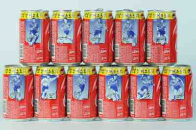 1998 Coca Cola 11 cans set, Korea; World Cup France '98