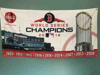 Coca Cola/RED SOX WORLD SERIES BANNER (RARE)(NOS)