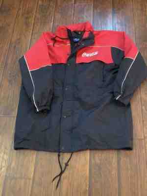 Mens Sportsmaster Coca Cola Delivery Jacket Coat Size 2XL Tall Black Red