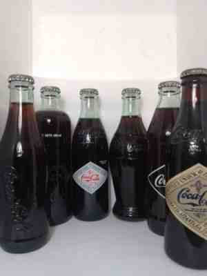 set class bottle botella coca cola historicas 120 5 ecuador 1 argentina vacÃ­a