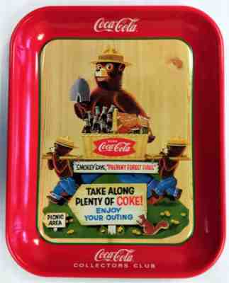 Coca Cola 1997 Smokey Bear Tray; 23rd National CCCC Convnt; CS, Colorado; LMT-MT