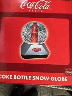 2003 Coca~Cola coke Bottle Snow Globe org box heavy 1005 NOS