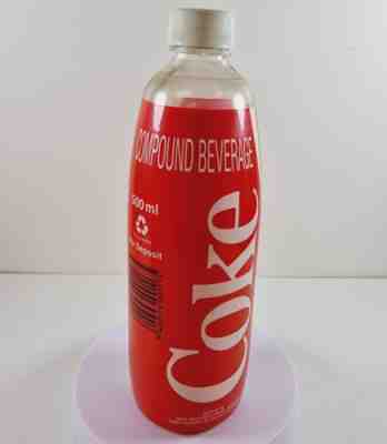 RARE OLD NEW ZEALAND COCA COLA BOTTLE PLASTIC WRAPED 90 'S