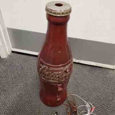 1933 Crosley Coca Cola Bakelite Bottle Radio Original Works!