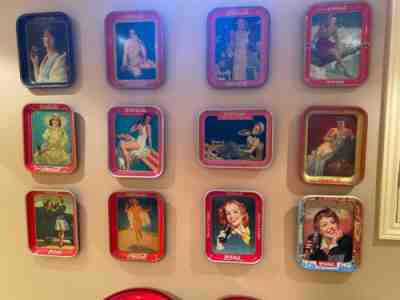 Vintage Coca Cola Trays (QTY 12)
