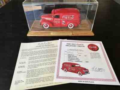 The 1941 Chevrolet Coca Cola Panel Delivery Truck 1:24 Diecast The Danbury Mint