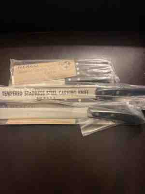 vintage coca cola kitchen knives Herco Stainless Steel Very Rare X7