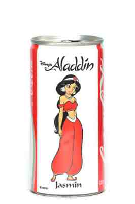 1993 Coca Cola can, Venezuela; Disney's Aladdin / Jasmin (1)