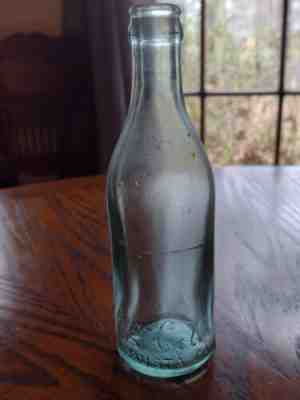Antique 1902 era aqua base script~AUGUSTA GEORGIA COCA-COLA ~bottle~"Super Nice"