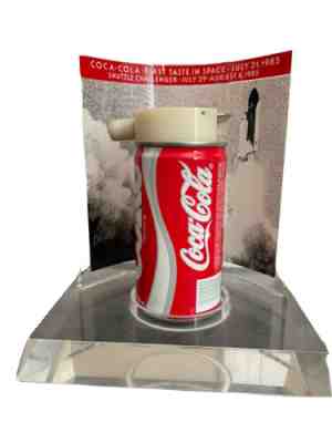 Coca-Cola Space Can Display - First Taste in Space- July 31, 1985