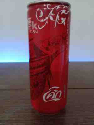 coca cola can from Thai