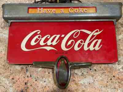 1940â??s Vintage Coca Cola Hanging Lighted Sign - Price Brothers