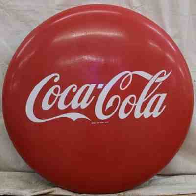 Coca Cola Button Sign Food Beverage Advertising