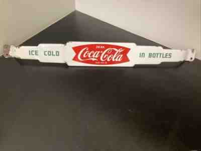 1960's Porcelain Coca-Cola Door Push RARE