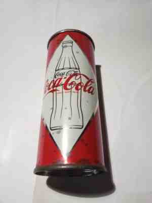 Vintage Steel 250ml Coca-Cola can export Japan. Bottle in Diamond.