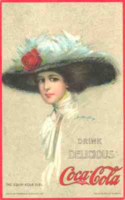 "The Coca-Cola Girl" Signed Hamilton King Coca-Cola ORIGINAL MINT Postcard