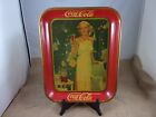 AUTHENTIC ORIGINAL 1935 MADGE EVANS MGM MOVIE STAR COCA COLA TRAY SERVING TRAY