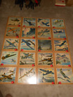 Full Set 20 Vintage 1943 WW2 Planes Coca Cola Cardboard Pints, Sign, Never Hung