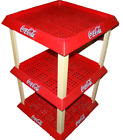 3 Tier Stackable Red Coca-Cola Coke Store Display Shelf Advertising Marketing