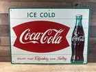 1951 MCA Coca Cola Ice Cold “Enjoy That Refreshing New Feeling” Advertising Sign
