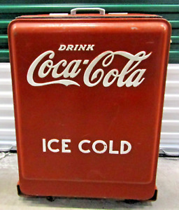 Large 1930s Coca-Cola Gas Station Iced Cokes Cooler