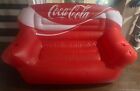 COCA COLA VINTAGE INFLATABLE COUCH ONLY INFLATED FOR PICTURES EXCELLENT COND