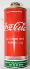Coca Cola Cone Top 16 oz steel soda Coke can For Use On Planes with bottle cap