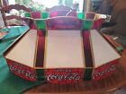 Vintage Tiffany Style Coca Cola Stain Glass Chandelier Lamp