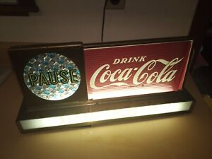 Vintage Coca Cola lighted sign