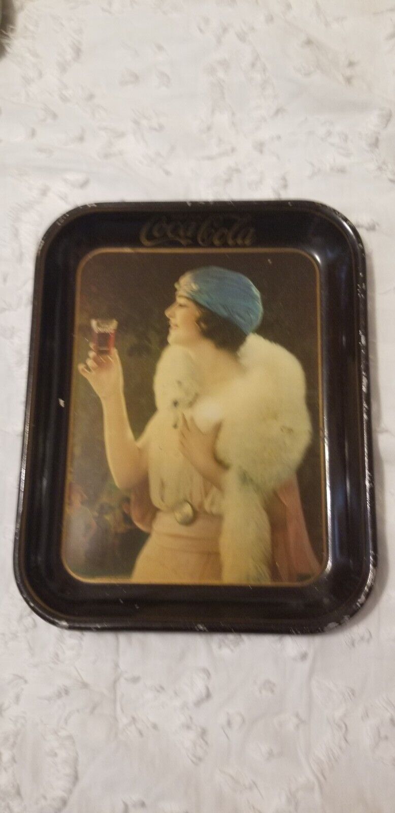 Vintage, ORIGINAL, Antique, 1925, Coca-Cola, Coke, Soda Serving Tray,